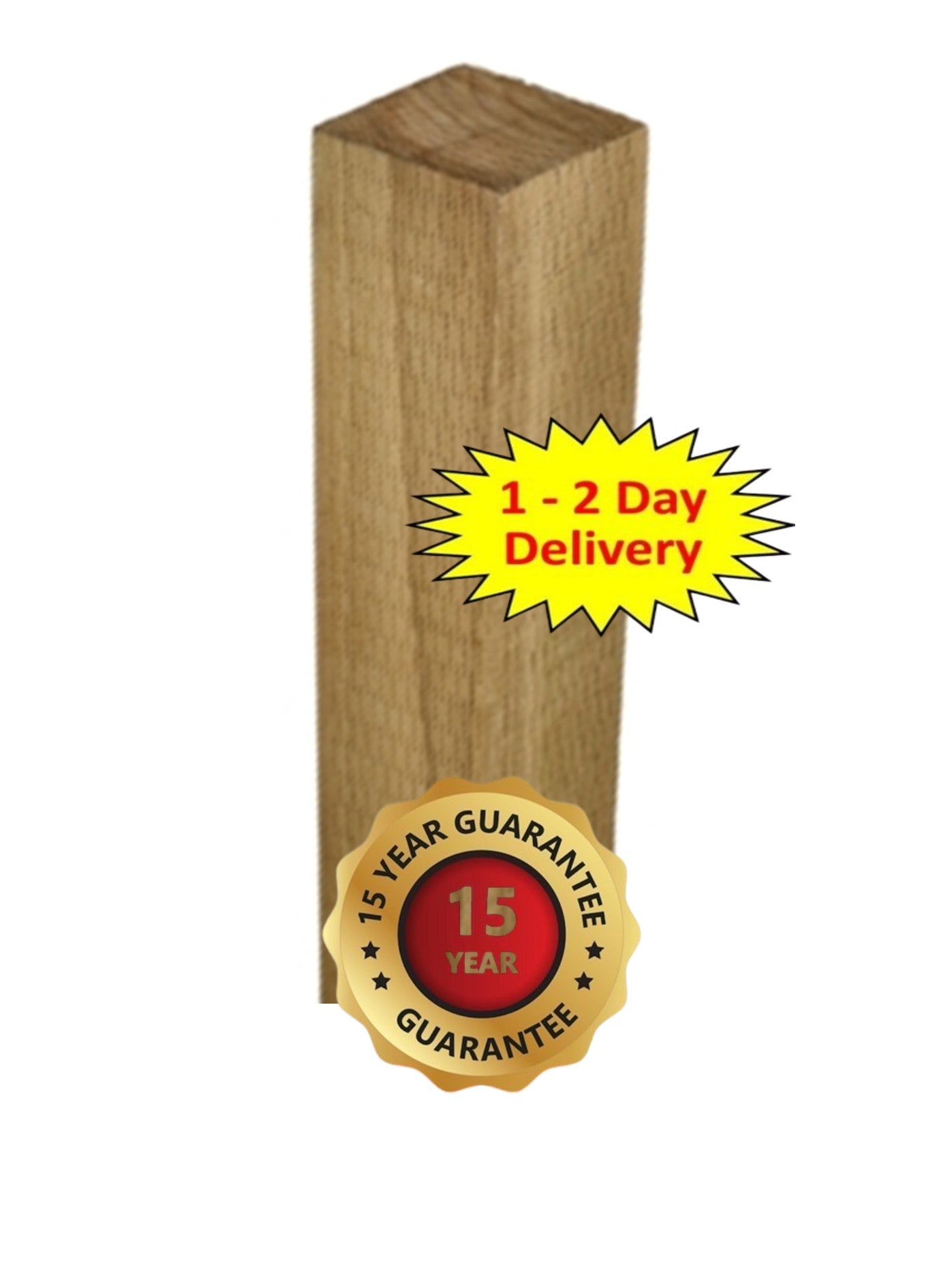 Fence Post - Quality 15 year Guarantee Green Pressure Treated UC4 I The Builders Merchant Group Ltd
