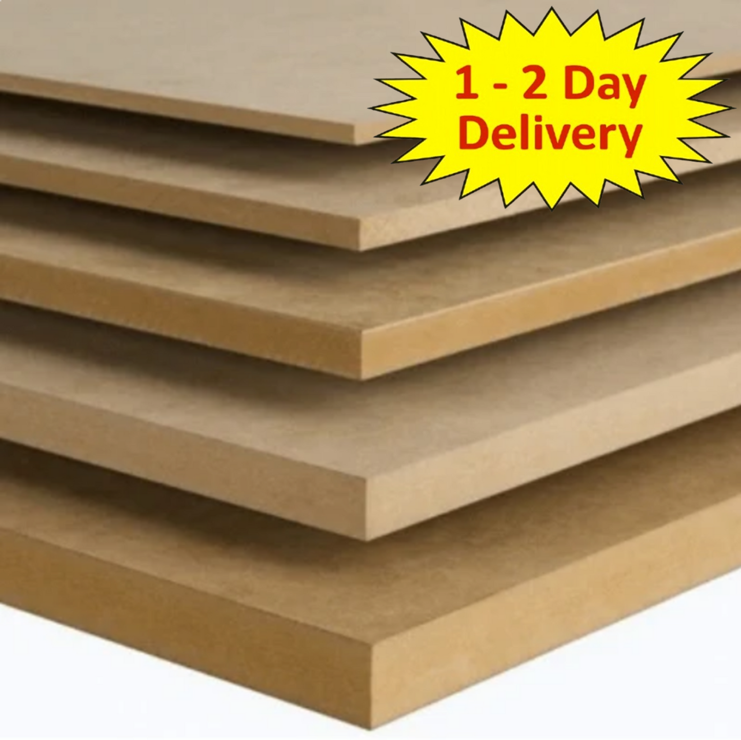 6mm MDF Caberwood Sheets Standard Medium Density Fibreboard 2440 x 1220mm 6mm 9mm 12mm 18mm 25mm 8' x 4' | The Builders Merchant Group