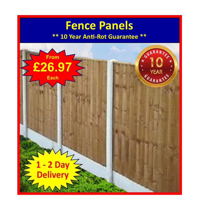 Fencing Panels, Posts, Gravel Boards I The Builders Merchant Group Ltd
