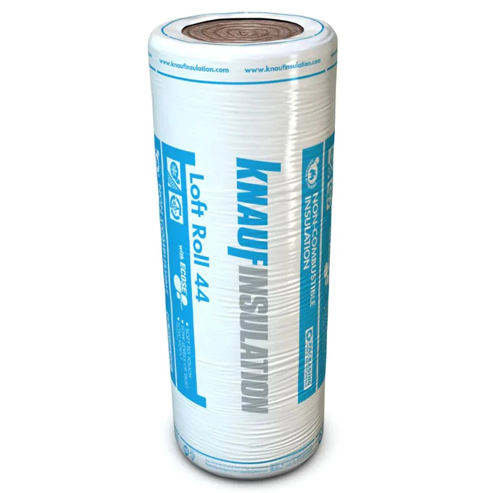 100mm - Knauf Earthwool Loft Roll 44 Combi Cut Insulation - 13.89m2 I The Builders Merchant Group