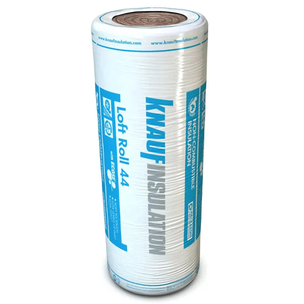 200mm - Knauf Earthwool Loft Roll 44 Combi Cut Insulation - 6.84m2 I The Builders Merchant Group