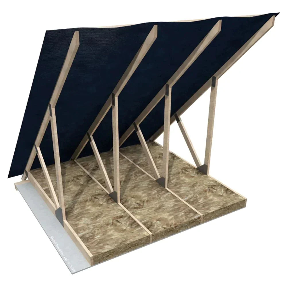 200mm - Knauf Earthwool Loft Roll 44 Combi Cut Insulation - 6.84m2 I The Builders Merchant Group