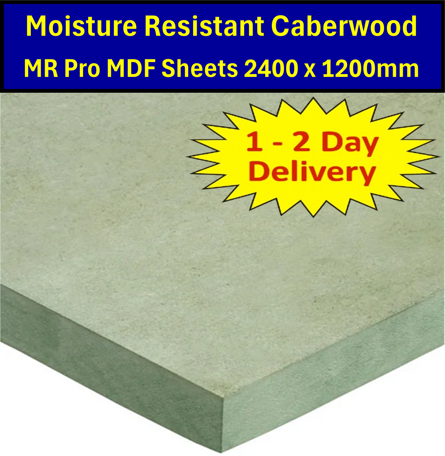 12mm Moisture Resistant MDF Sheets MR Medium Density Fibreboard 2440 x 1220mm 12mm 18mm 25mm 8' x 4' | The Builders Merchant Group Ltd
