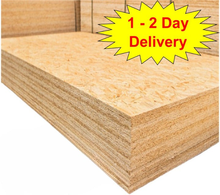 18mm OSB3 Sterling Oriented Strand Board FSC 2440 x 1220mm I The Builders Merchant Group Ltd