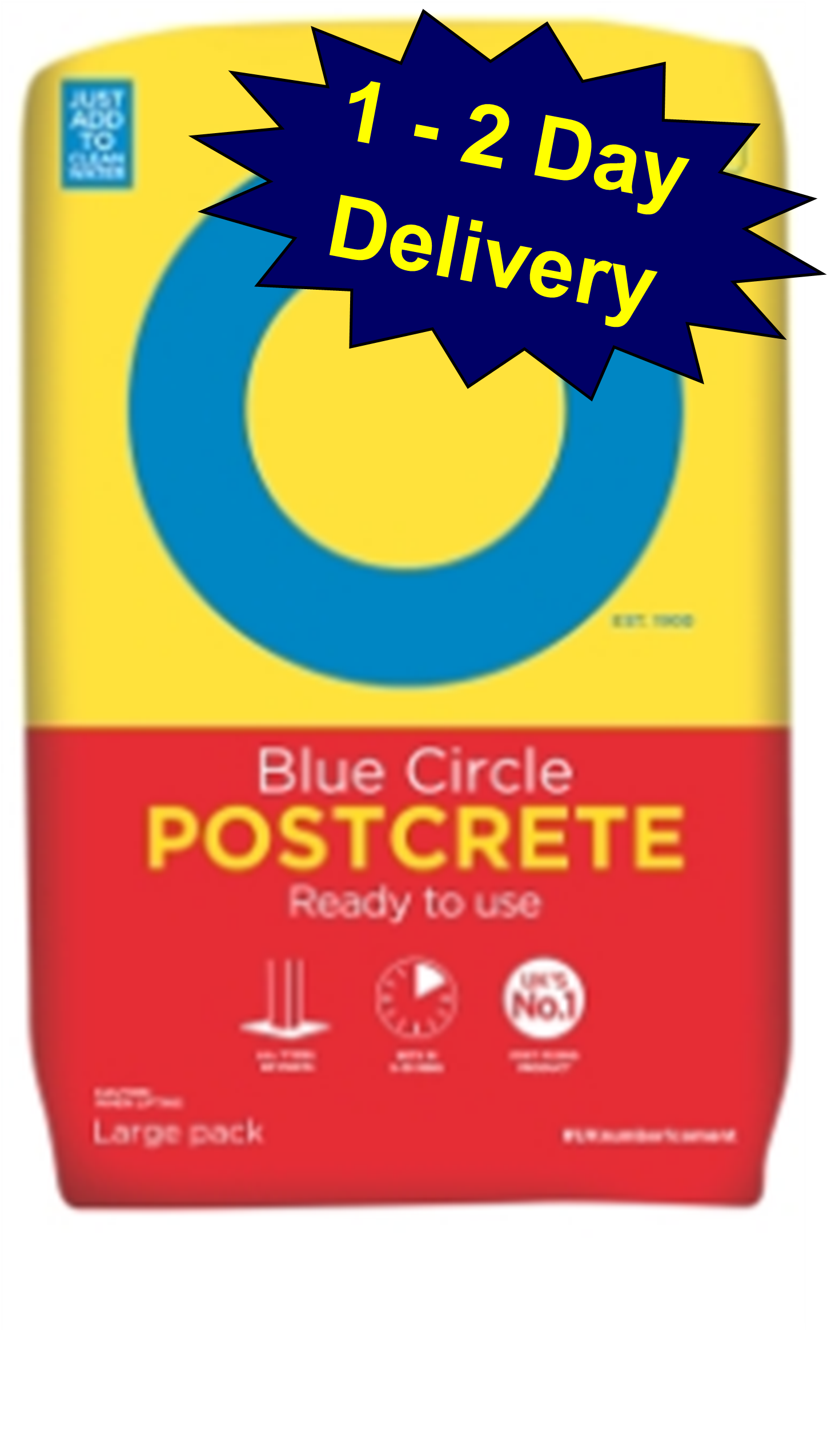 Postcrete Blue Circle Ready to Use - 20kg I The Builders Merchant Group Ltd