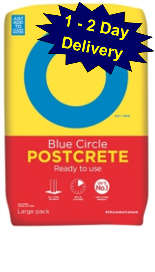 Postcrete Blue Circle Ready to Use - 20kg I The Builders Merchant Group Ltd